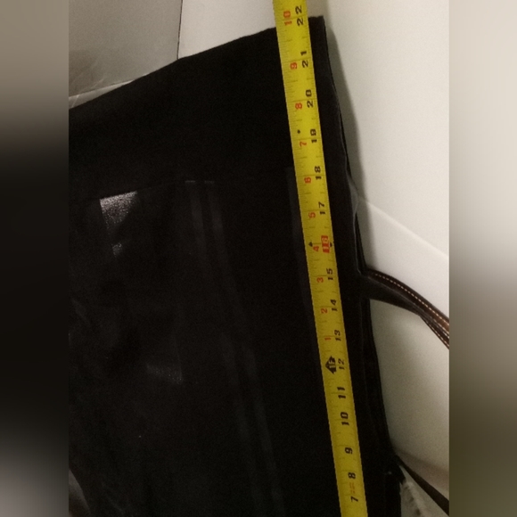 Victoria's Secret Bucket Tote Black Fabric,Rose Gold Hardware,Travel ,CarryOn - Picture 7 of 7